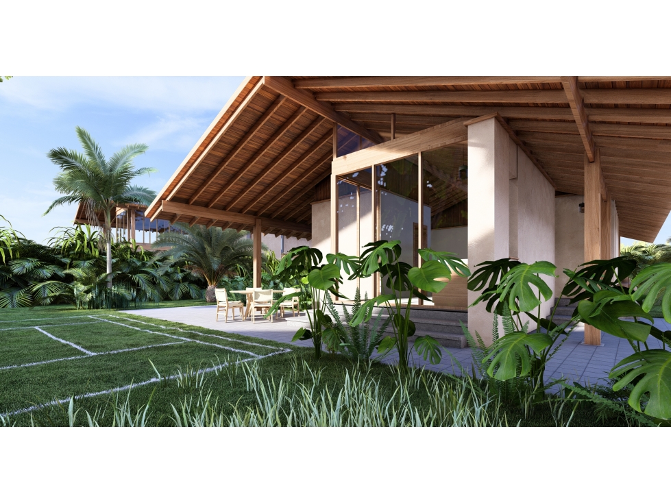 Casa Nueva de 2 Hab. en Playa Paunch, Bocas del Toro, Panama - 1