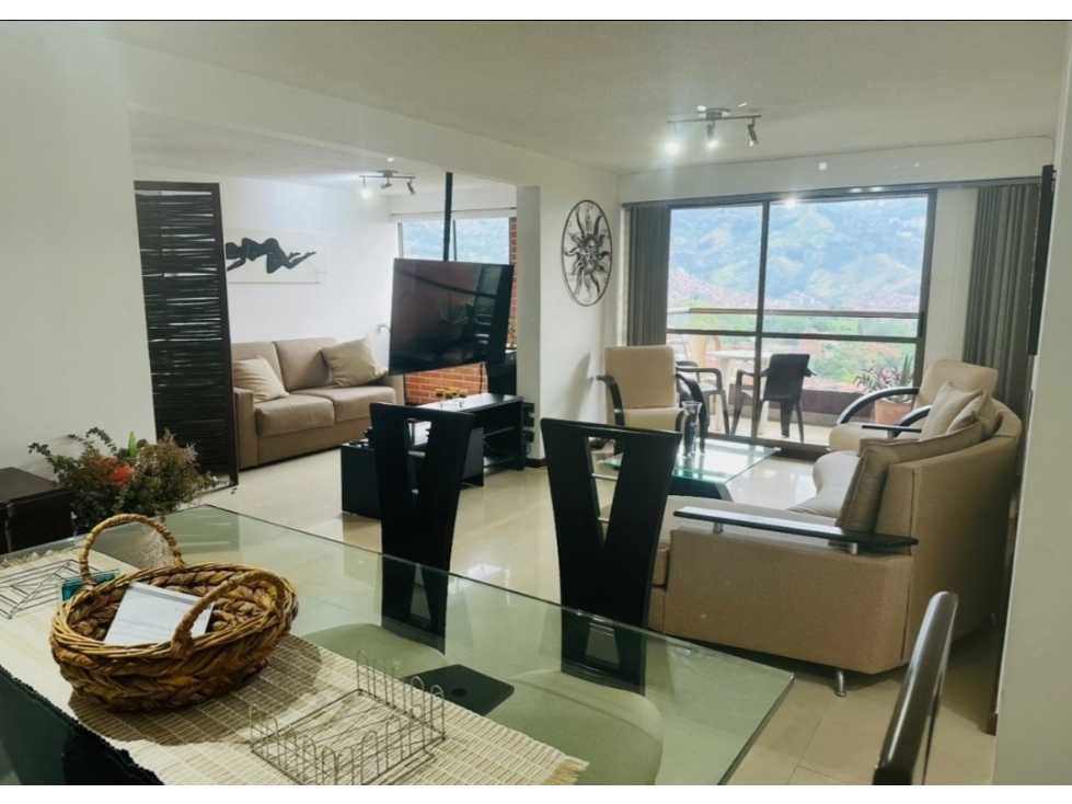 APARTAMENTO AMOBLADO - ALQUILER - ALMERIA / LAURELES - MEDELLIN
