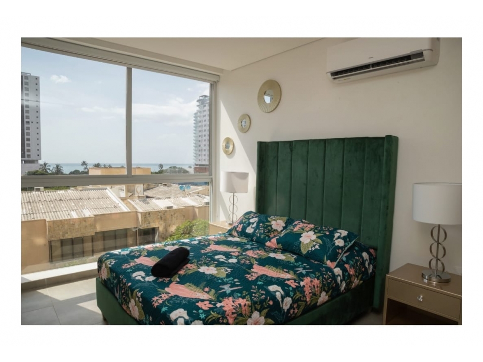 Apartamento moderno en Santa Marta Beachside, a 1 cuadra del mar