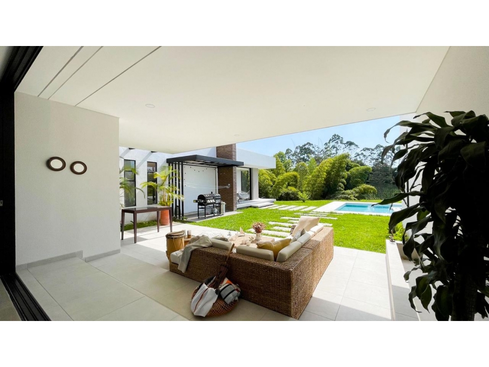 Hermosa casa campestre con piscina, en Combia, Pereira. — foto 5