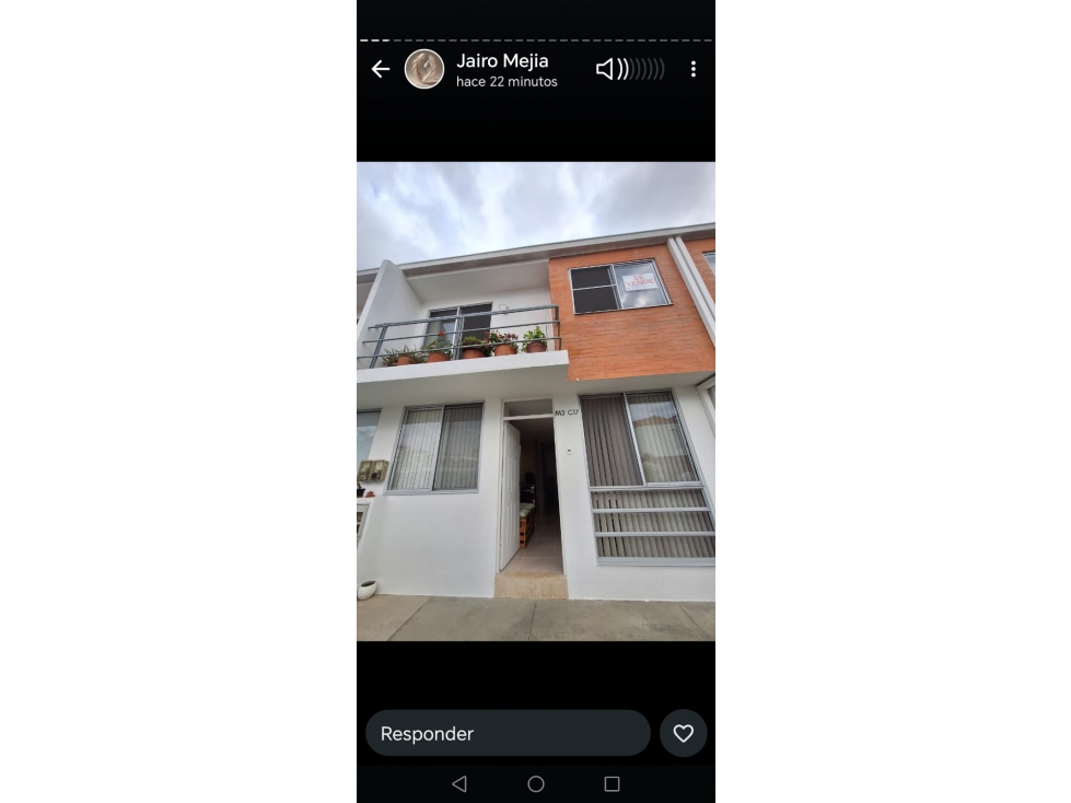 Se vende hermosa casa dúplex en Pereira