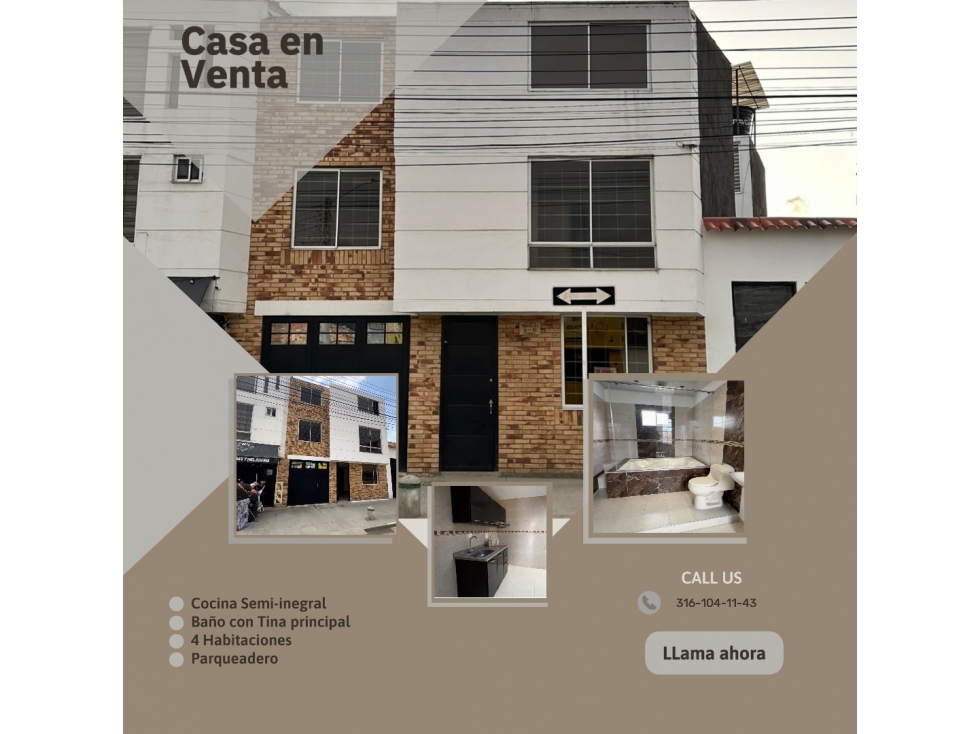 CASA EN VENTA SIBATE/ VILLAS SANTA ANA