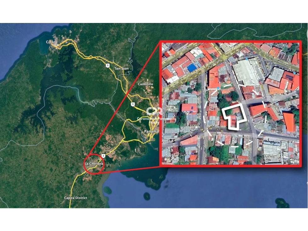 3 Terrenos Contiguos en Venta. La Chorrera
