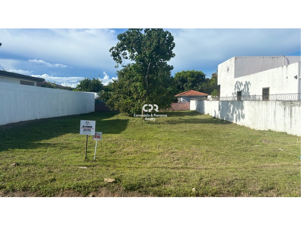 Terreno en Coronado, Palmeras del Golf N-18