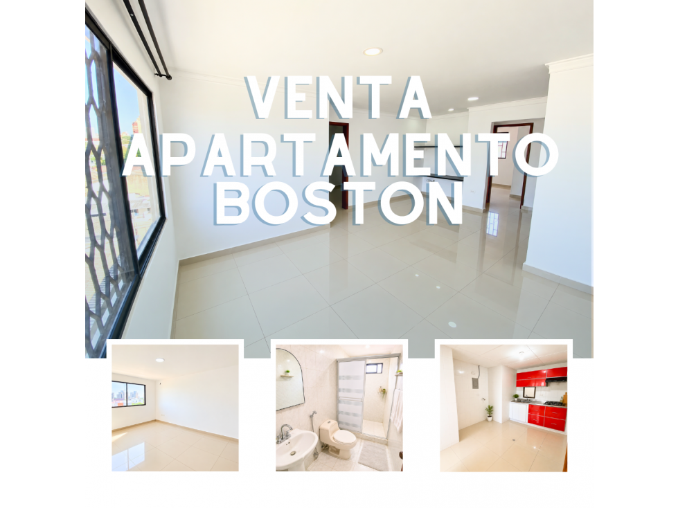 ¡APARTAMENTO EN VENTA SECTOR BOSTON!