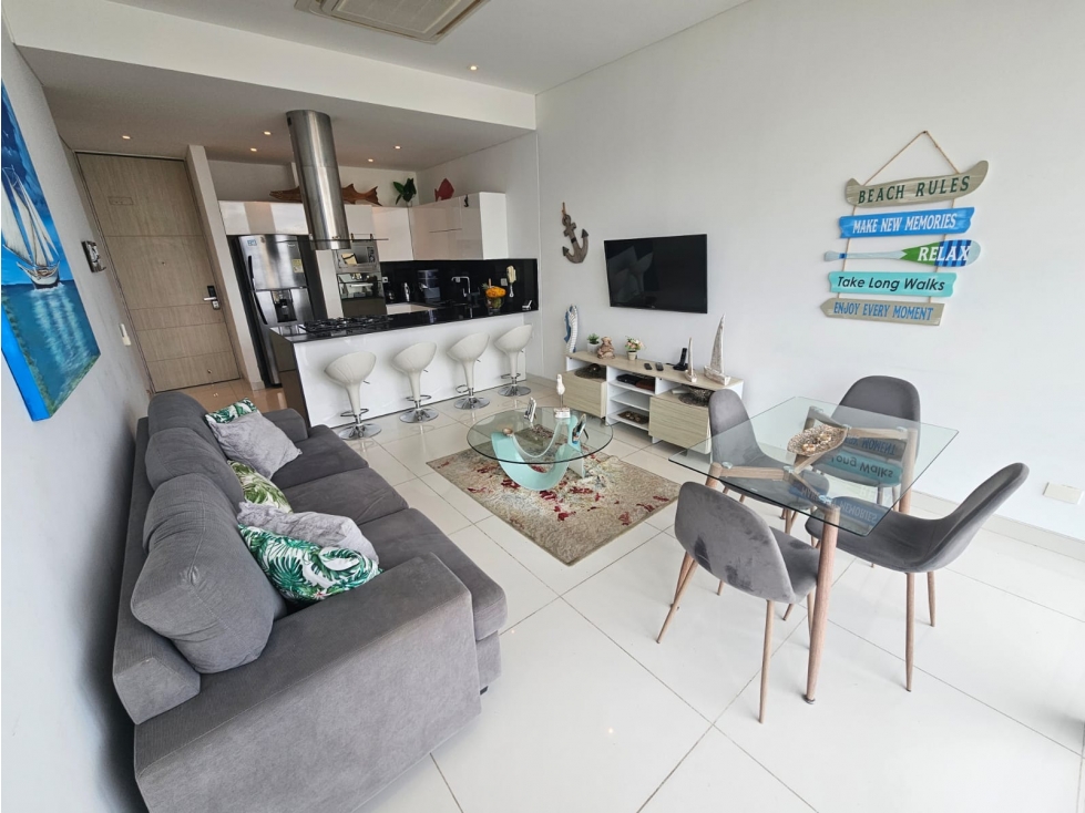 VENTA DE APARTAMENTO EN PRIMERA LINEA EN POZOS COLORADOS - VT073