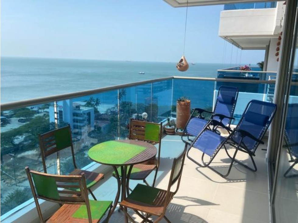 VENTA DE APARTAMENTO EN PRIMERA LINEA EN POZOS COLORADOS - VT130