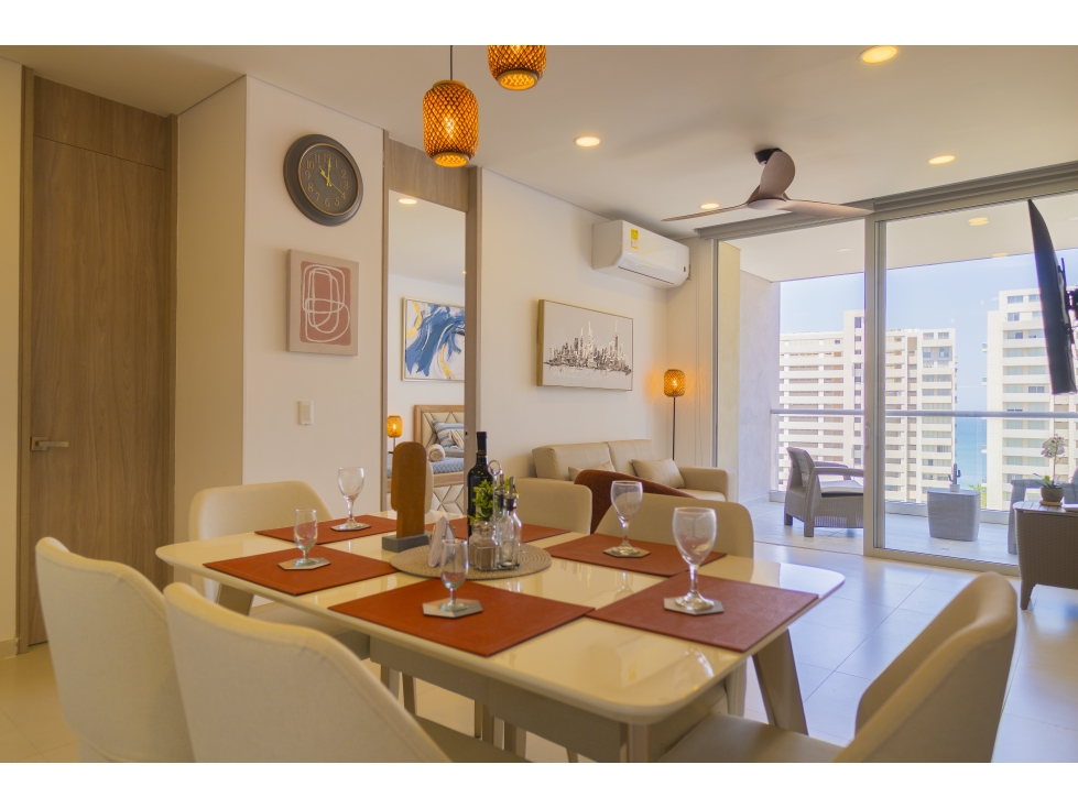 VENTA DE APARTAMENTO CON VISTA FRONTAL EN POZOS COLORADOS - VT236