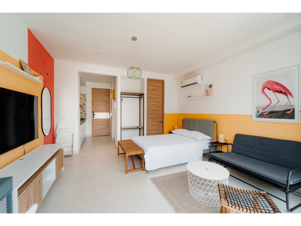 EN VENTA APARTASUITE AMOBLADO EN POZOS COLORADOS - VT138
