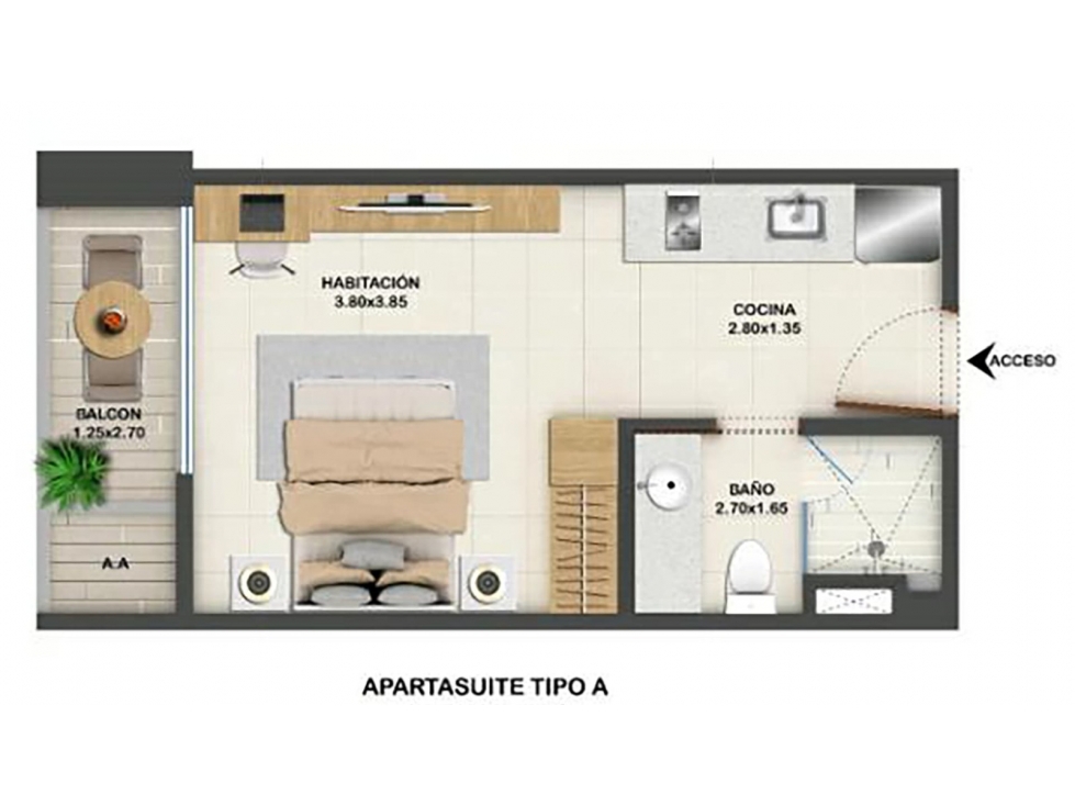 VENTA DE APARTASUITE TURISMO PARA ESTRENAR DEL VENTTO - VT282
