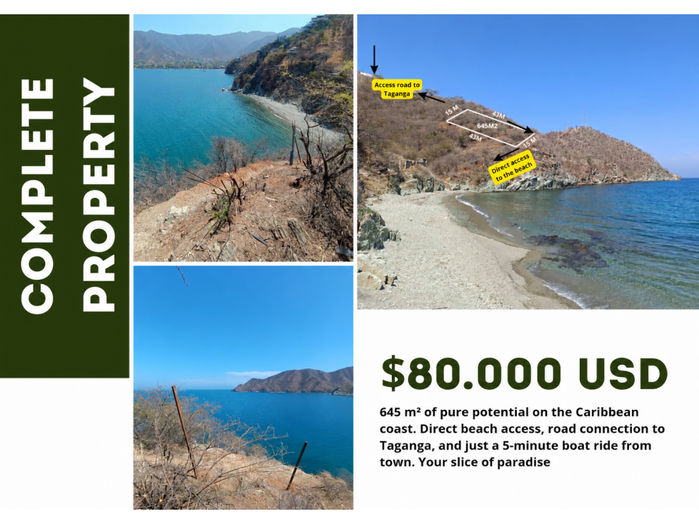 LOTE FRENTE AL MAR EN BAHIA DE TAGANGA (LEGAL SIN ESCRITURA) - 5