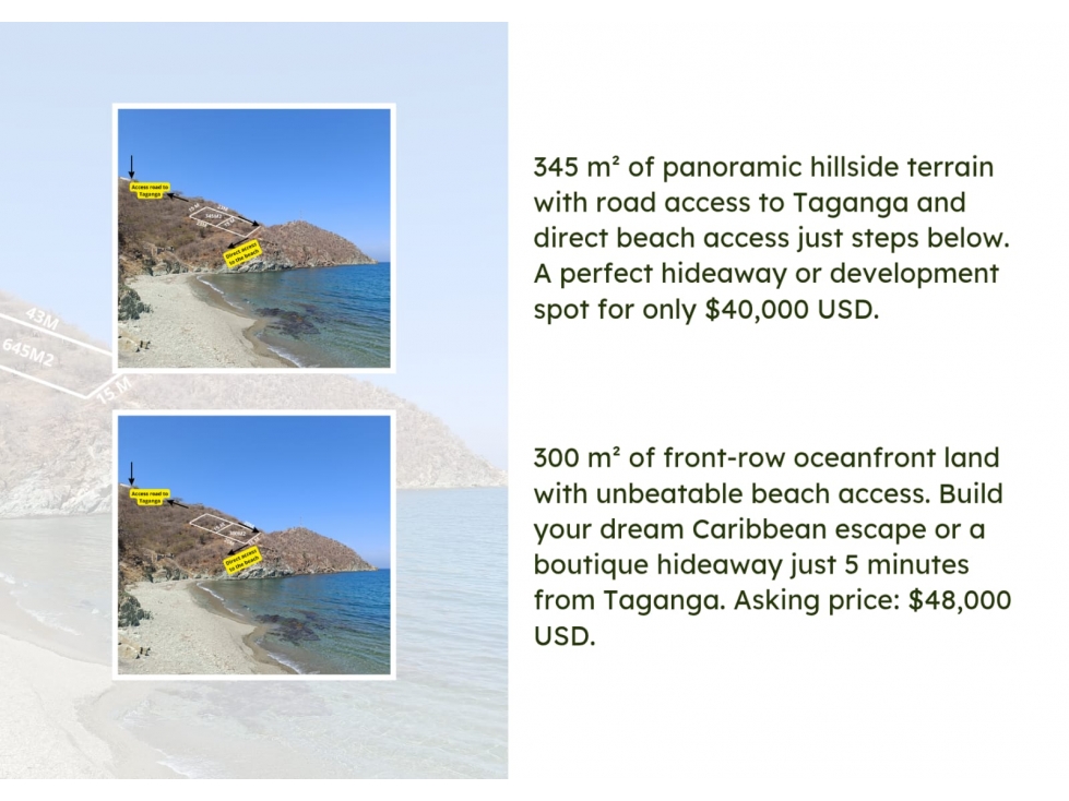 LOTE FRENTE AL MAR EN BAHIA DE TAGANGA (LEGAL SIN ESCRITURA) - 6