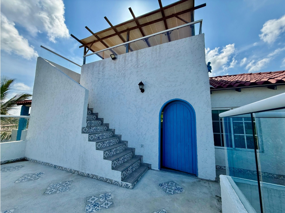 Casa con Vista al Mar, estilo Mediterráneo, en un Club House, Tubará - 5