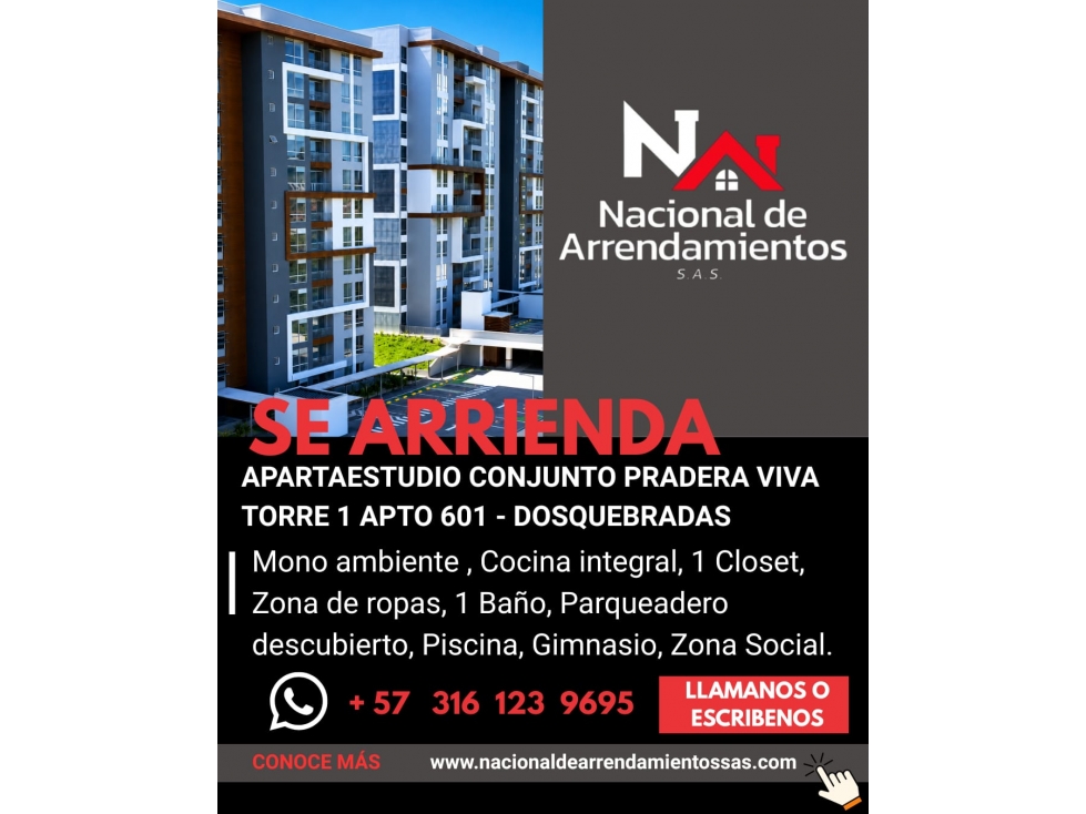 APARTAMENTO PARA ESTRENAR PRADERA VIVA EN DOSQUEBRADAS