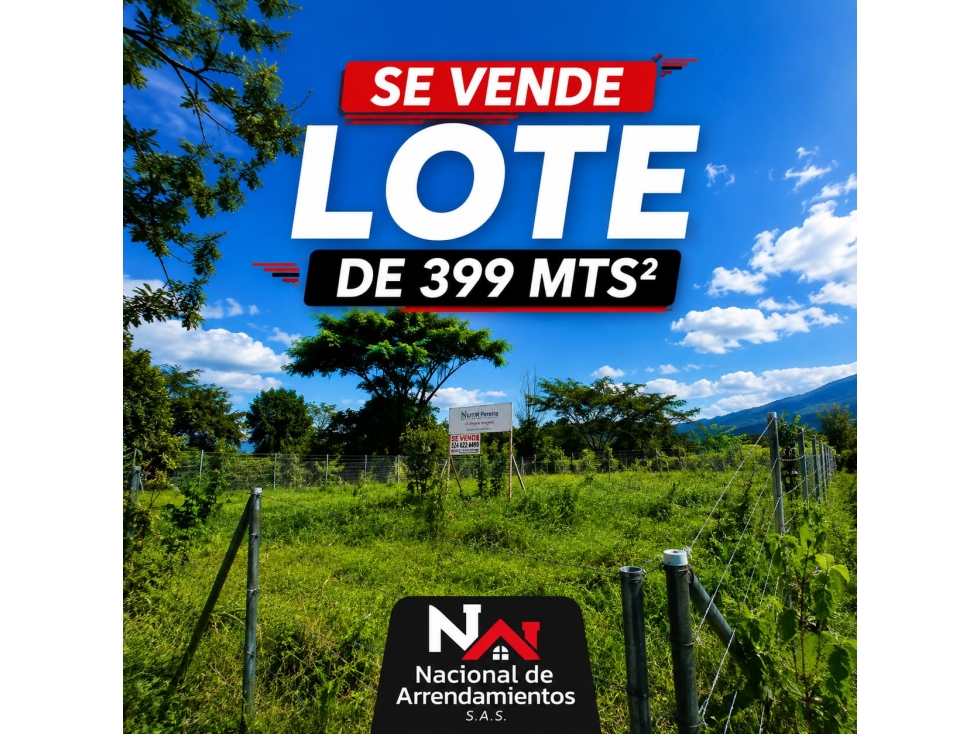 EN VENTA LOTE EN VILLA VERDE PEREIRA