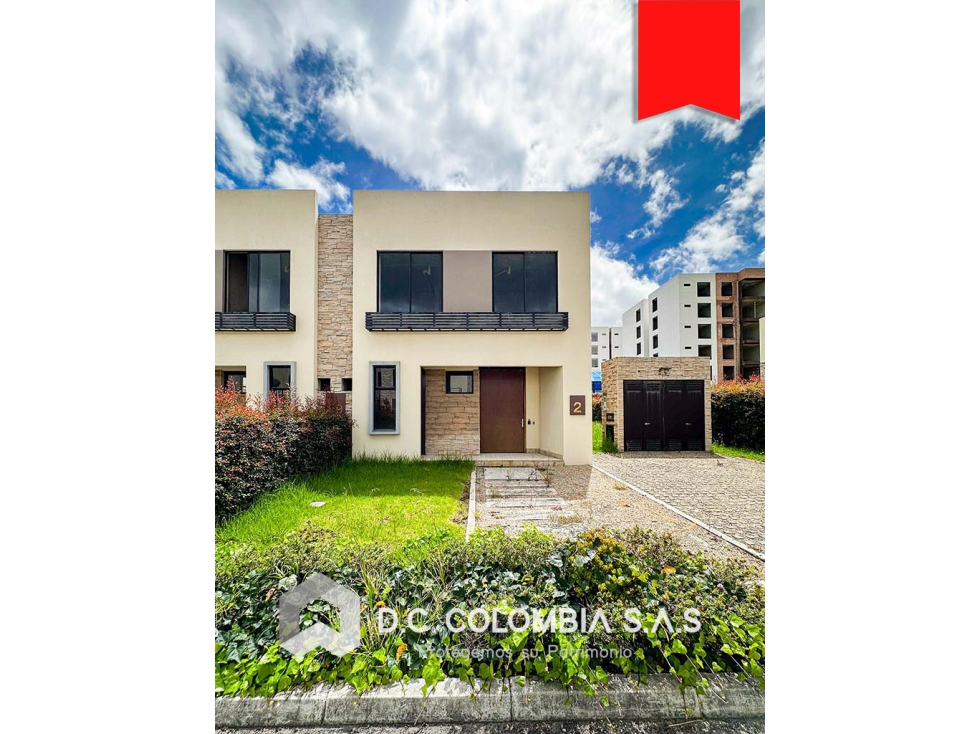 CASA 160 EN VENTA EN CONDOMINIO DE CASAS - VERDE VIVO EN CAJICÁ