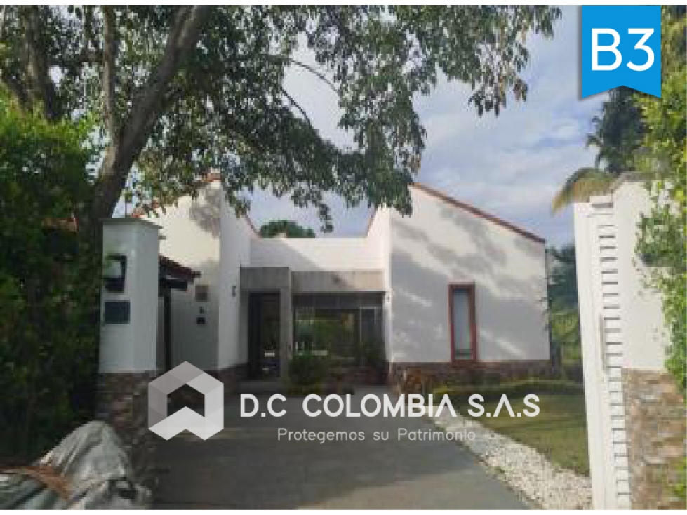CASA CAMPESTRE EN VENTA EN EL CLUB DE CAMPO LA MORADA EN JAMUNDÍ