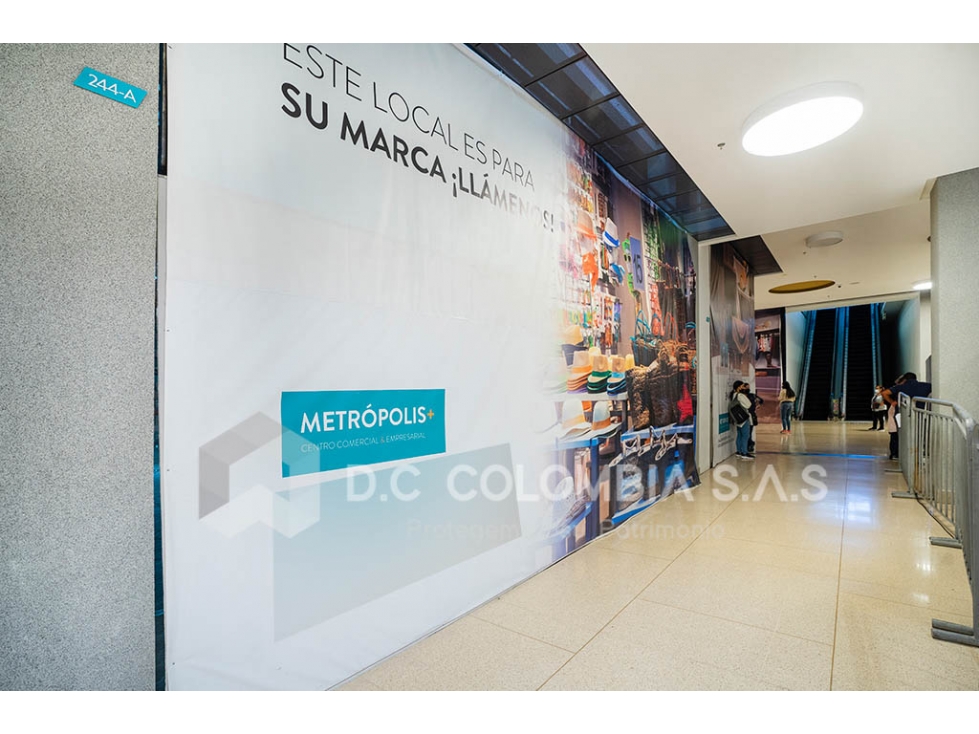 LOCAL 244A EN VENTA EN CENTRO COMERCIAL METRÓPOLIS - BOGOTÁ — foto 3