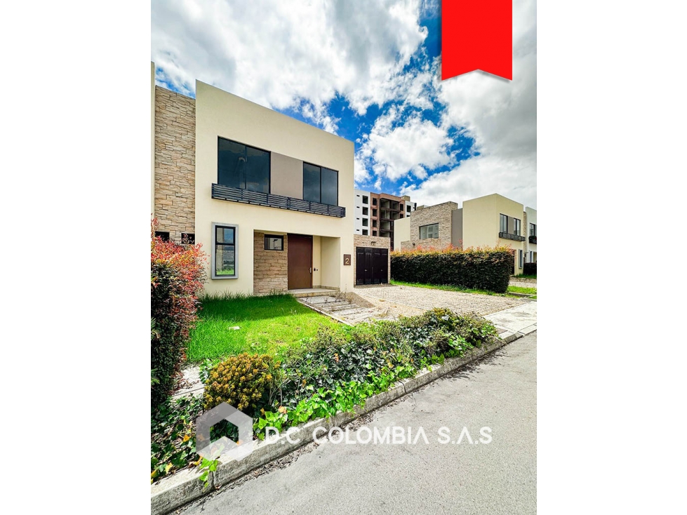CASA 134 EN VENTA EN CONDOMINIO DE CASAS - VERDE VIVO EN CAJICÁ