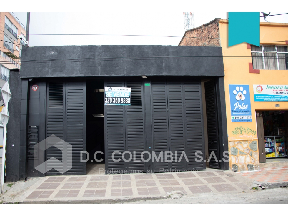 BODEGA EN VENTA EN PALERMO EN TEUSAQUILLO - BOGOTÁ