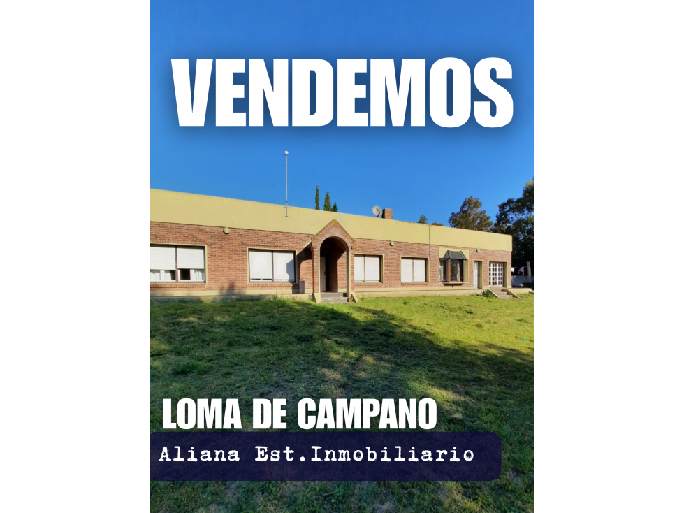 HERMOSO CHALET EN LOMA DE CAMPANO