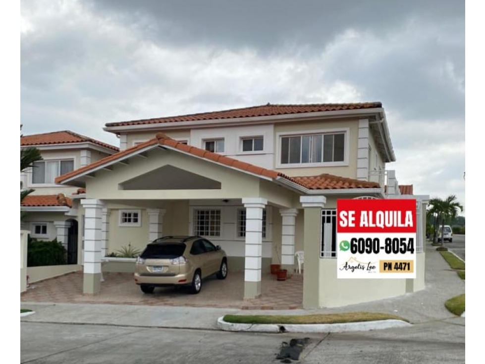 ALQUILER DE CASA BRISAS GOLF NORTE