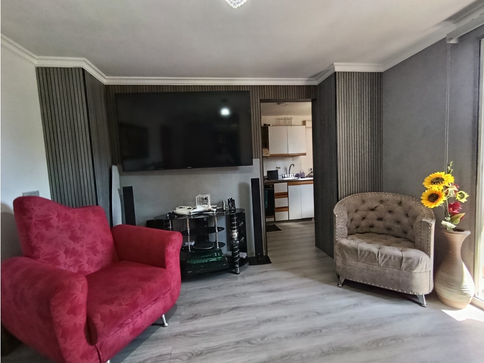 VENTA APARTAESTUDIO BIEN DISTRIBUIDO CON DOS BALCONES BELEN LA PALMA — foto 2