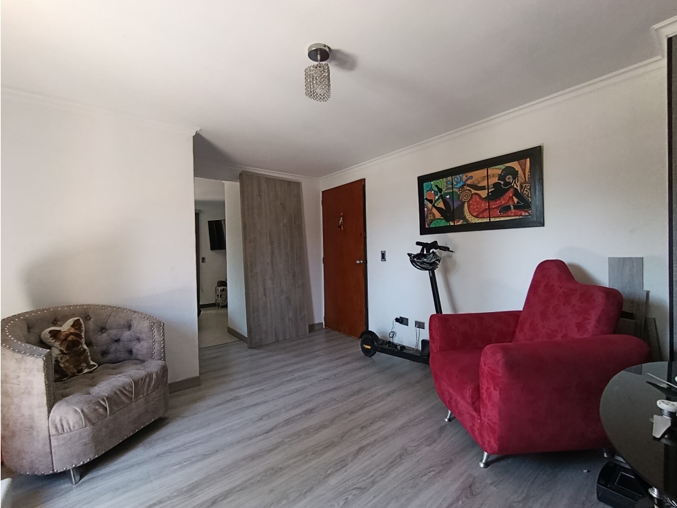 VENTA APARTAESTUDIO BIEN DISTRIBUIDO CON DOS BALCONES BELEN LA PALMA — foto 4