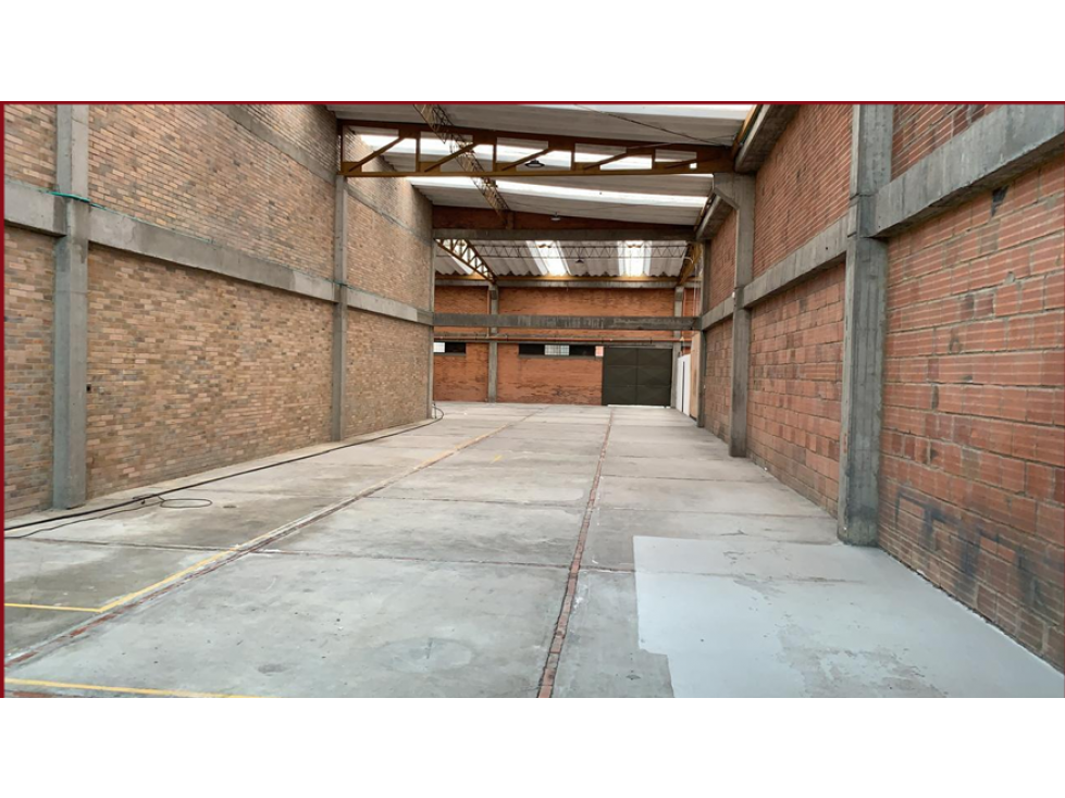 VENTA BODEGA FONTIBON 1.780 M2 60 KVA