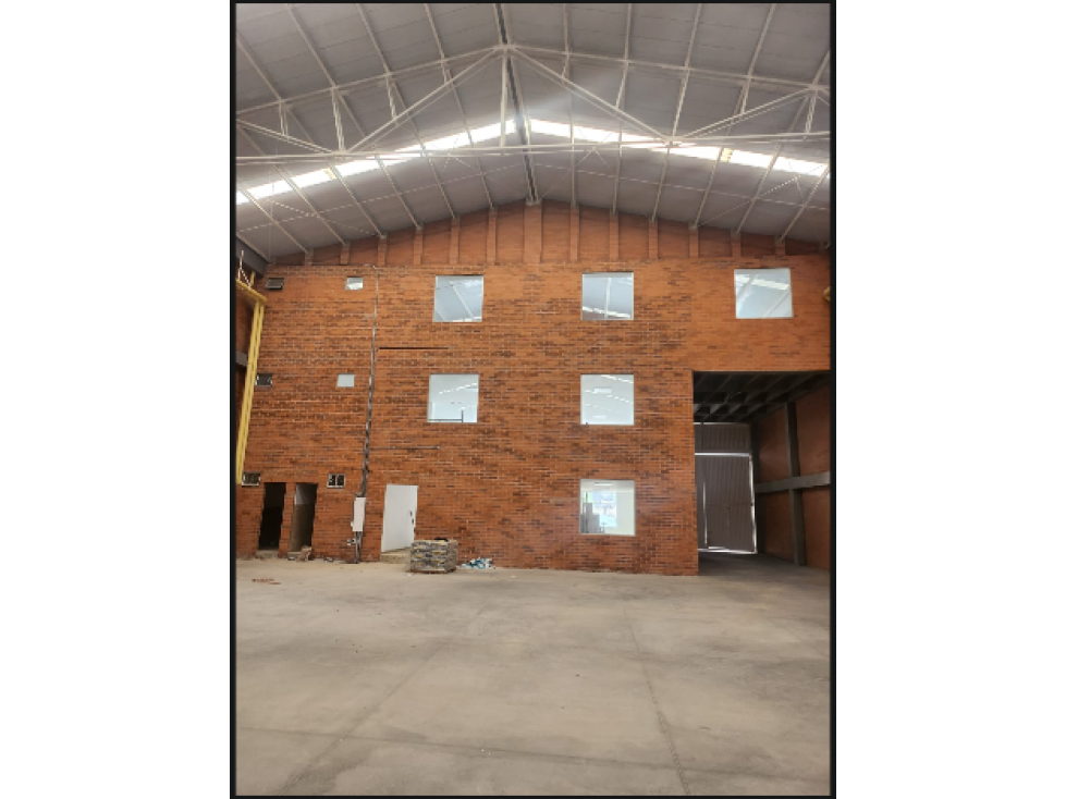 VENTA Y/O ARRIENDO BODEGA PARQUE INDUSTRIAL TOCANCIPA 1.350 M2 45 KVA - 1