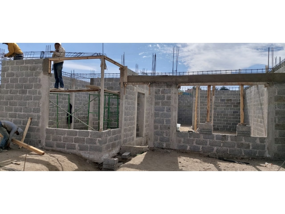 venta de lote y con costrucción en obra negra - 2