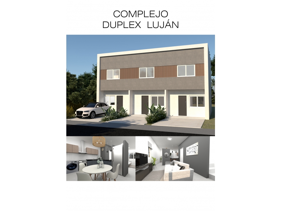 DUPLEX A ESTRENAR EN VENTA LUJÁN BARRIO ABIERTO