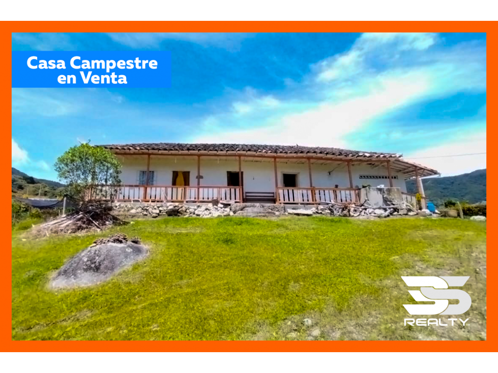 VENTA CASA CAMPESTRE LA CHAPA
