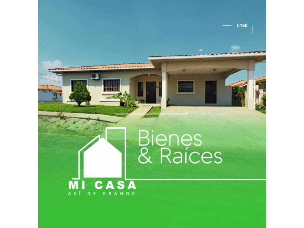Se Vende Casa En Paseo Del Rio Penonomé Código C160