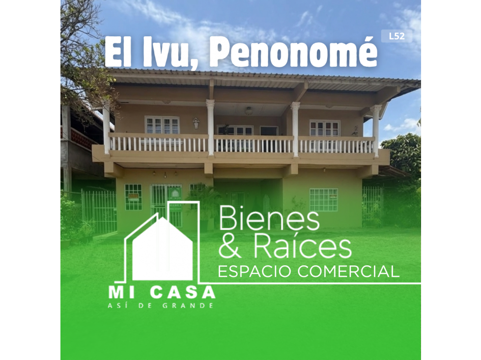 SE ALQUILA LOCAL COMERCIAL EN EL IVU PENONOMÉ L52 - 1