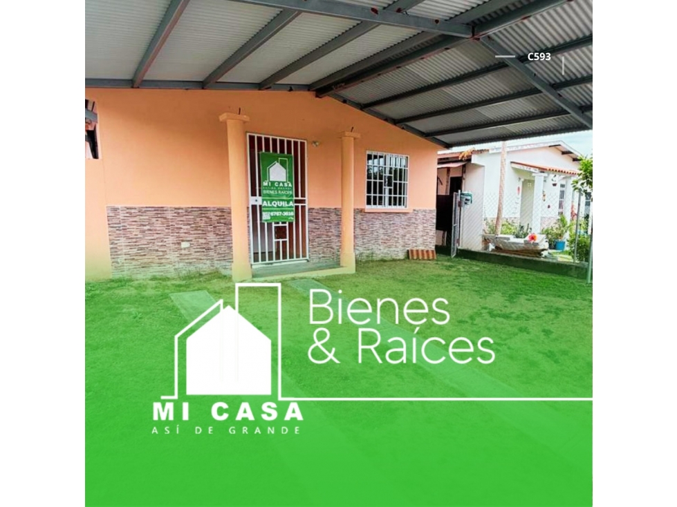 Se Alquila Casa Cercada En Monte Lirio Penonomé - 1