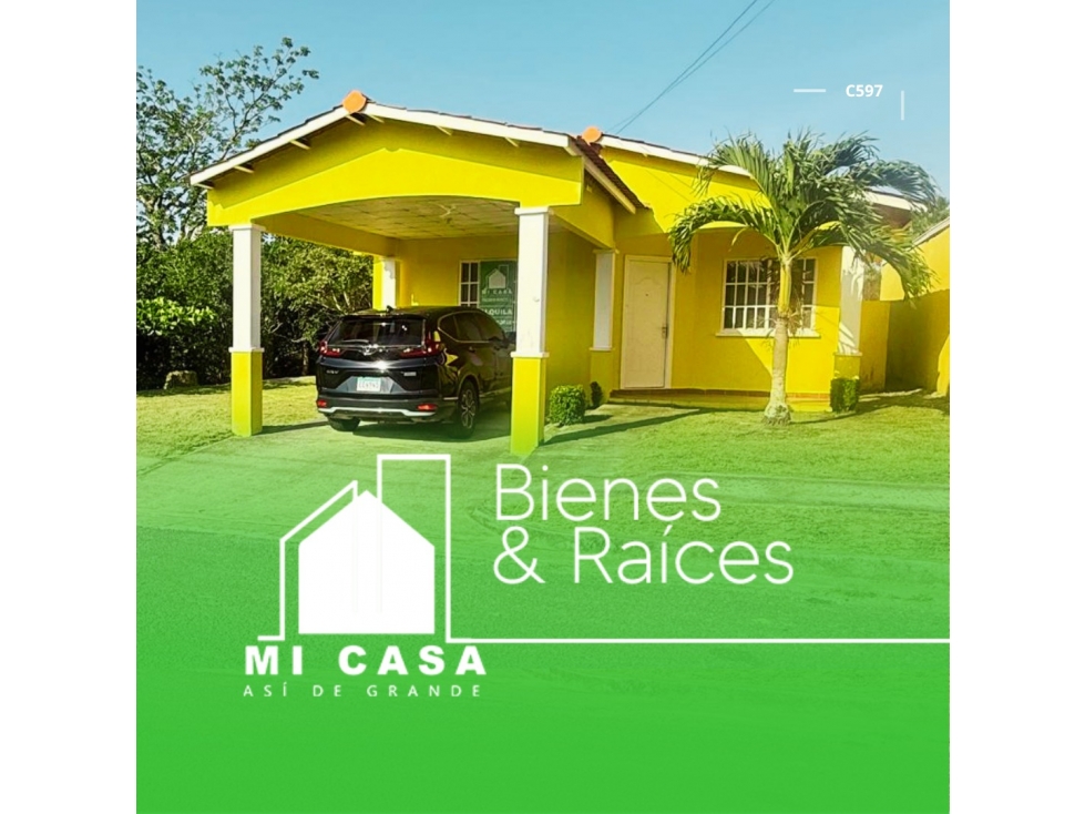 SE ALQUILA CASA EN MIRAFLORES PENONOMÉ - 1