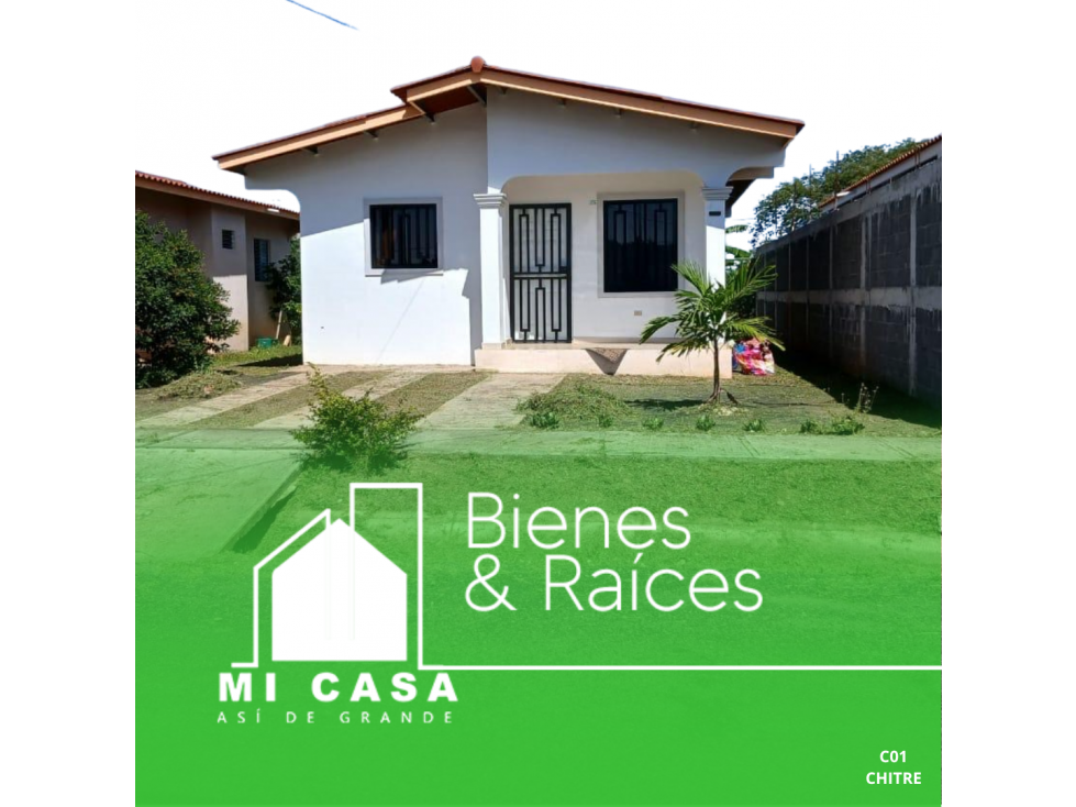 Se Alquila Casa Amoblada En Monagrillo Chitre C01 - 1