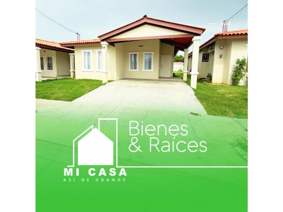 SE VENDE CASA EN PALO ALTO PENONOME C590
