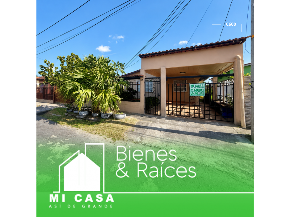 Alquiler Casa En Villa Karola Penonomé