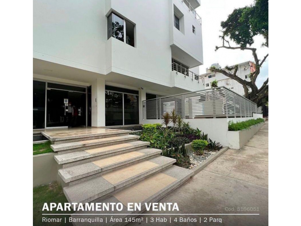 Se vende Apartamento en Riomar Norte Barranquilla