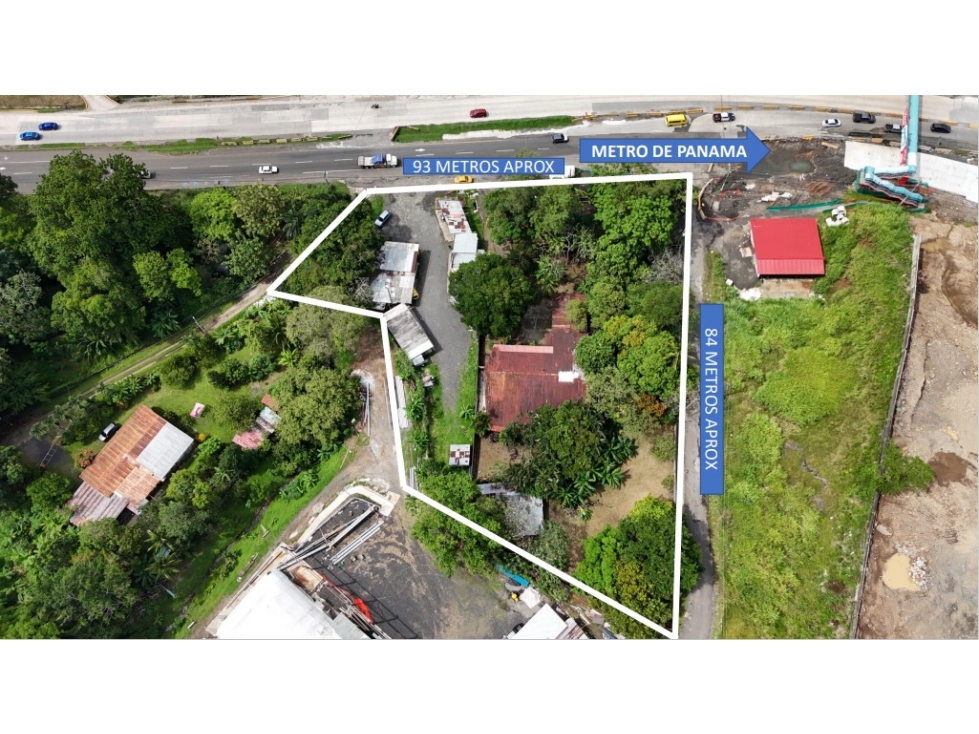 Terreno en Venta Las Lajas, Villa Zaita (Vía Transístmica)