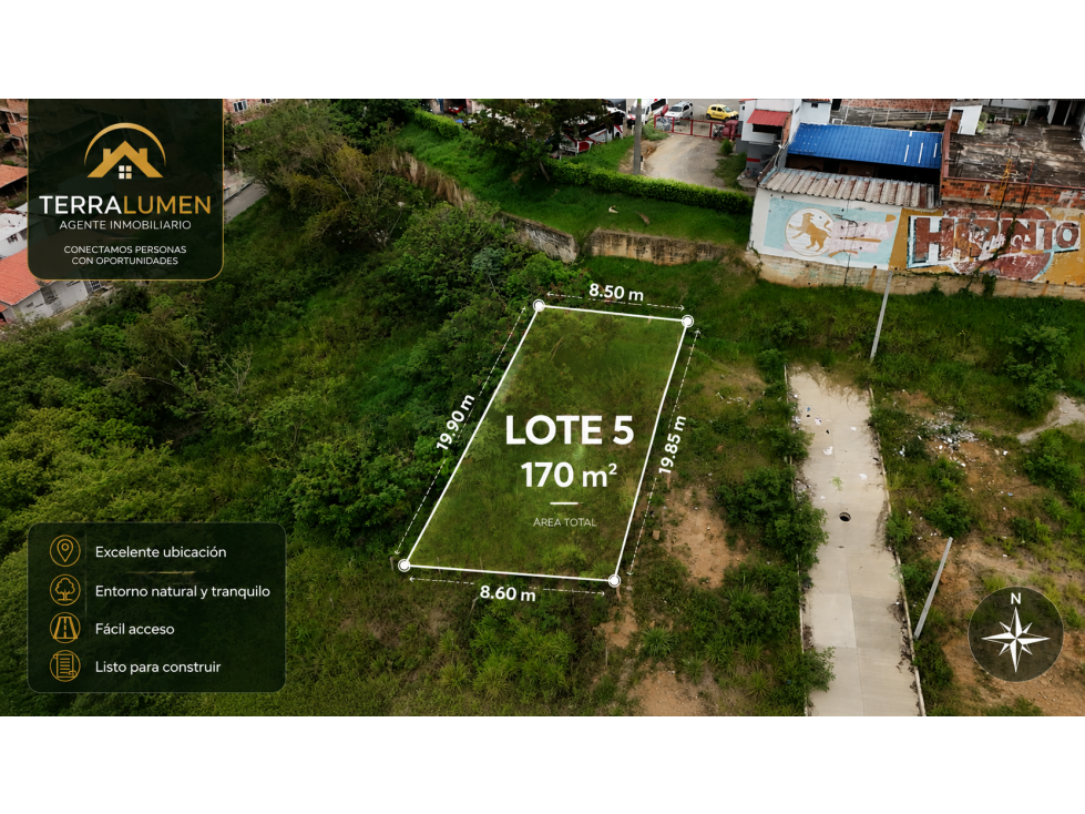 Lote Urbano en Venta en San Martín, San Gil | Ideal para Construir - 1