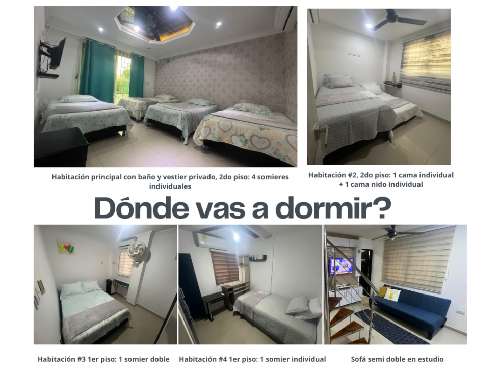 CASA AMOBLADA 4 HABITACIONES VILLA CAROLINA BARRANQUILLA — foto 6