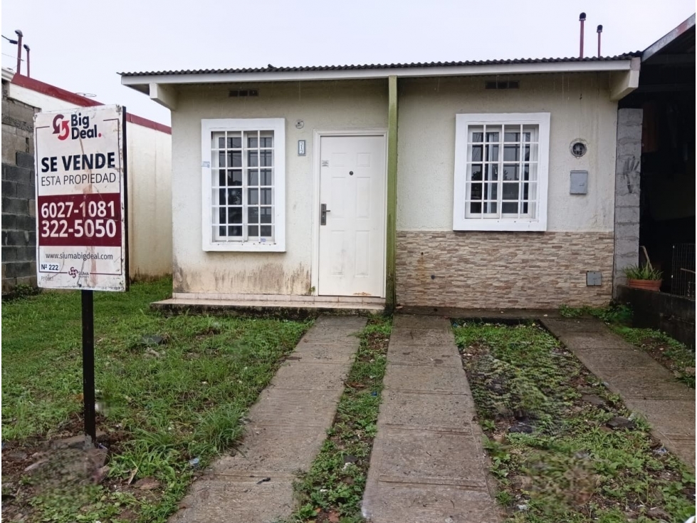 LETRA DESDE B/- 160.00 - CASA - VENTA EN RES. VERDE MAR - ABONO 2%
