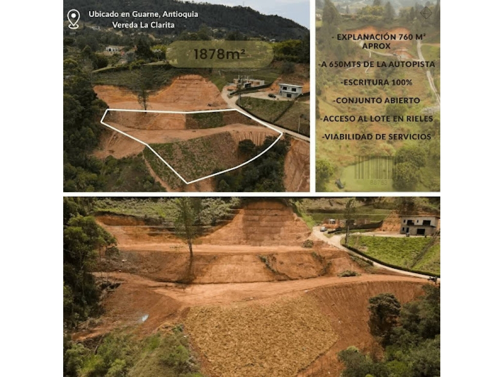 LOTE EN VENTA EN PARCELACIÓN EN GUARNE — foto 2