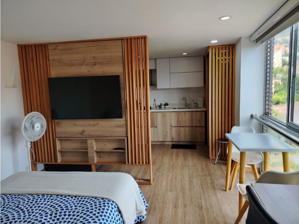Apartaestudio en venta El poblado la frontera