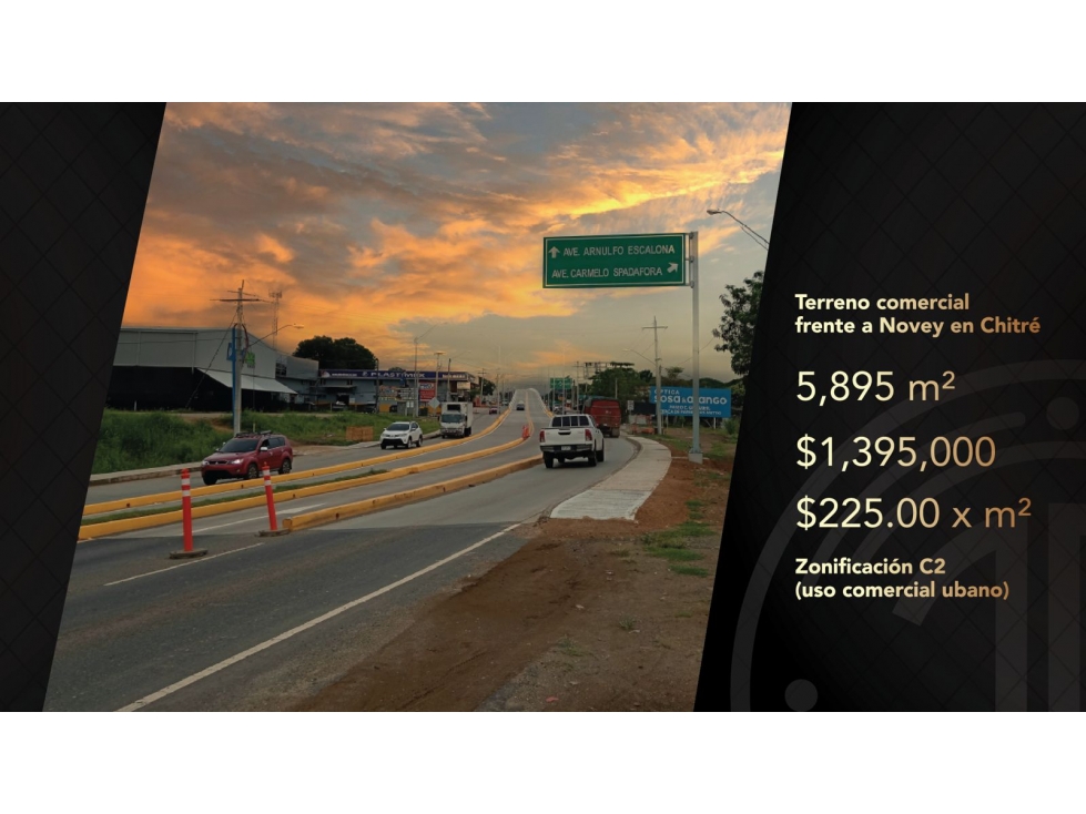 Venta de Terreno Comercial frente a Novey, Chitré, Vía Principal - 4