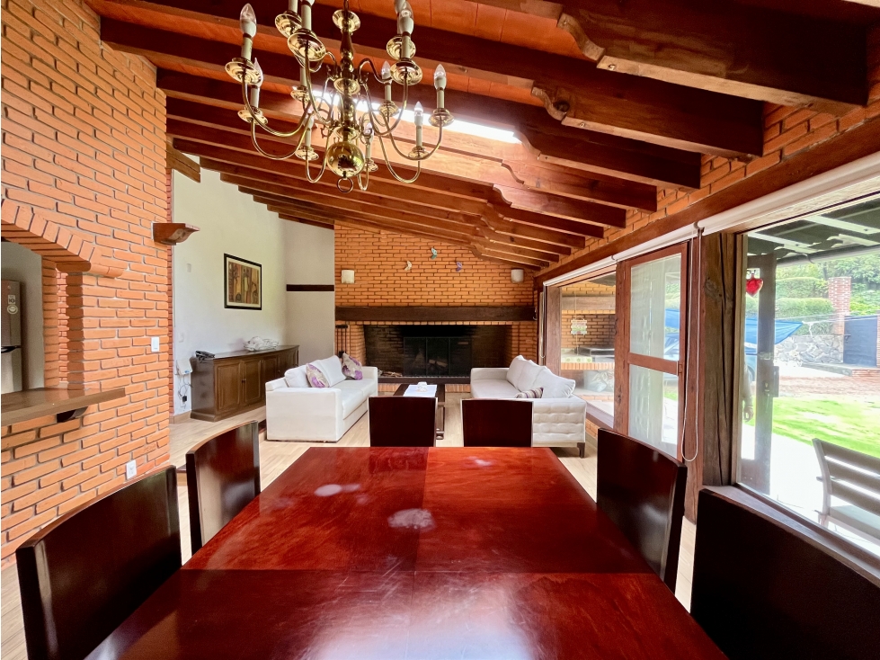 Casa en renta, amueblada, cerca del club de golf, Avándaro. — foto 4