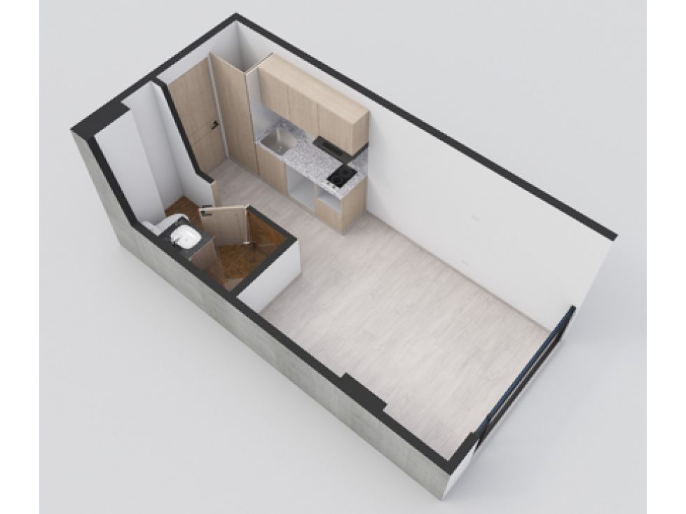 Venta Apartaestudio Tipo Loft - Chicó Norte- obra Gris — foto 5